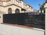 Premium High Quality Durable Black Aluminum Slat Fence Panels Customizable Length And Height Outdoor Privacy Fence