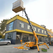 Load image into Gallery viewer, Customized Crawler Telescopic Boom Spider Crane with Hydraulic Remote Control，with Long Arm Fly Jib
