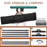 Load image into Gallery viewer, Double-Crossbar Backdrop Background Stand Frame Support System For Photography Photo Studio Video Muslin Green Screen
