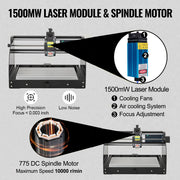 Bild in Galerie-Viewer laden, Amocart CNC 3018PRO MAX Router Lase Engraving Machine 3 Axis GRBL Control Wood Cutter Engraver Milling Machine for PCB PVC DIY
