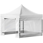 SucceBuy 10x10 Pop Up Canopy Tent Outdoor Ten with Removable Sidewalls and Wheeled Bag Instant Portable Shelter for Party Camp