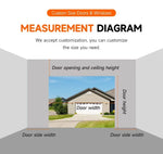 Any Size Custom Modern Villa Automatic Aluminum Roller Shutter Garage Door Thickened Secure Anti Theft Residential Garage Door