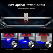 Load image into Gallery viewer, LASER TREE Laser Engraving Machine with Air Assit 60W Laser Module Laser Engraver Cutter Woodworking Area 1000x1500mm DIY Tools
