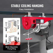 Charger l'image dans la visionneuse de galerie, Amocart 1320-2200 lbs Wireless Electric Hoist with 40ft Single Cable Lifting Height Steel Wire Winch for Garage Warehouse
