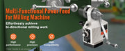 Bild in Galerie-Viewer laden, Amocart Z-Axis Power For Milling Hine 450 In-Lb Torque 0-200RPM Adjustable Rotate Speed 120V Table Feed Mill Feeder
