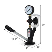 Charger l'image dans la visionneuse de galerie, Amocart Diesel Fuel Injector Nozzles Tester with Dual Scale Gauge 6000PSI Engine Fuel Tester Repair Tool for Car Tractor Truck
