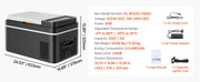 Bild in Galerie-Viewer laden, Amocart 20L 22L Car Refrigerator Compressor Electric Cooler -4°F to 68°F Car Fridge with APP Control Cars Freezer for RVs Camp
