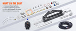 SucceBuy Hydraulic Outboard Steering Kit 90HP/150HP/300HP & Helm Pump and 24FT/26Ft Hose for Single Station Single-Engine Boats