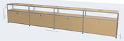 Charger l'image dans la visionneuse de galerie, Tv Stand Storage Cabinets Corner Cabinet Metal Storage Display Cabinet Living Room Cabinets Furniture
