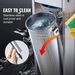 SucceBuy Manual Sausage Stuffer 7 L / 15 LBS Vertical Food-Grade 304 Stainless Steel for Home Kitchen Restaurant 23.2lbs
