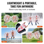 Amocart 4FT/1.2M Inflatable Bumper Ball Body Sumo Zorb Balls for Teen & Adult 0.8mm PVC Bubble Balls Bumper Bopper Toys
