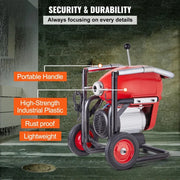 Charger l'image dans la visionneuse de galerie, Amocart Drain Cleaner Machine 120FT 6/5 Inch 1100W Electric Sewer Snake Auger Manual Feed CW/CCW Control Pipe Cleaning Machine
