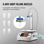 Amocart 30-15000g Liquid Filling Machine Automatic Bottle Water Filler with Diaphragm Pump Digital Control for Wine Beverage