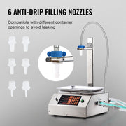 Charger l'image dans la visionneuse de galerie, Amocart 30-15000g Liquid Filling Machine Automatic Bottle Water Filler with Diaphragm Pump Digital Control for Wine Beverage
