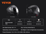 Charger l'image dans la visionneuse de galerie, Amocart Full Face Motorcycle Helmet Smart Street ABS &amp; High Density Helmet with Bluetooth Slot &amp; Interchangeable Len, for Adult
