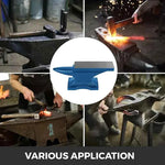 Amocart Anvil Blacksmith Forged Metal Work Jewelry Metalsmiths Metal Riveting Flattening Forging Forming Bench Hand Tools 45KG