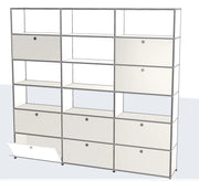 Charger l'image dans la visionneuse de galerie, Tv Stand Storage Cabinets Corner Cabinet Metal Storage Display Cabinet Living Room Cabinets Furniture
