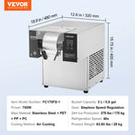 Succebuy Commercial Snowflake Ice Machine Stainless Steel Air Cooling System&Rapid Heat Dissipation for Bakery Cafe
