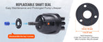 SucceBuy Hydraulic Outboard Steering Kit 90HP/150HP/300HP & Helm Pump and 24FT/26Ft Hose for Single Station Single-Engine Boats