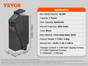 Bild in Galerie-Viewer laden, Amocart Gun Safe Q235 Steel Pistol Safe 3-Way Quick Access Firearm Case Gun Box Advanced Biometric Technology Travel Gun Safe
