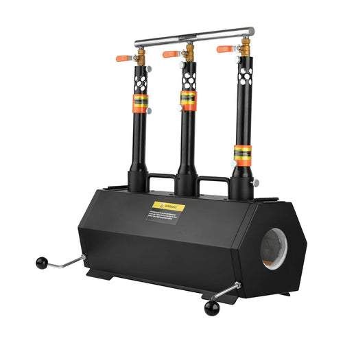 SucceBuy Portable Propane Forge 3 Burners, 2600℉ Tool and Knife Making Cold-Rolled Steel Gas Forging Tools Use for Metal Forging