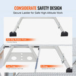 SucceBuy Ladder Stabilizer Adjustable Feet Extension Ladder Standoff Heavy Duty Wall Ladder Accessories for Gutter Easy to Use