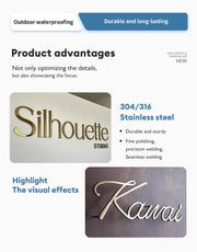 Load image into Gallery viewer, Custom Outdoor Metal Letter Signs for Business Interior Metal Business Signs Outdoor Metal Shop Signs
