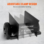 SucceBuy  Heavy Duty Panel Slab Dolly Terrain Moving Cart Pneumatic Wheels Adjustable Clamp for Drywall Sheet Material Handling