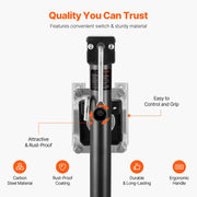 Bild in Galerie-Viewer laden, Amocart 2500Lbs Trailer Jack Swivel Bolt-on Trailer Jack with Ergonomic Handle 15in Vertical Travel for RV Yacht Trailers
