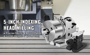 Bild in Galerie-Viewer laden, Amocart Dividing Head 5Inch 3 Jaw Precision Semi Universal Dividing Head for Milling Machine Rotary Table Tailstock Milling Set
