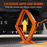 Amocart Scissor Jack 2.5 Ton/5512 lbs Scissor Car Jack 3.7"-17.1" Lifting Range Scissor Lift Jack Portable Tire Jack for Car