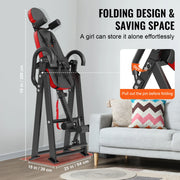 Bild in Galerie-Viewer laden, with Headrest, Ankle Lock Amocart Inversion Table, Decompression Back Stretcher Machine, Strength Training Equipment
