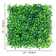 Charger l'image dans la visionneuse de galerie, Amocart Artificial Boxwood Panel UV 24pcs 20x20/24x16 in Boxwood Hedge Wall Panels Artificial Grass Backdrop Wall Green Grass
