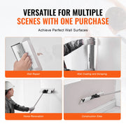 Charger l'image dans la visionneuse de galerie, Amocart Drywall Skimming Blade Set 10/16/24/32/40 inch Skimming Blades + 34-81.6 in Extension Handle Pole Stainless Steel Knife

