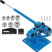 Charger l'image dans la visionneuse de galerie, Amocart Pipe Bender YP-9Manual Bench Steel Tube Bending Kit with 7Dies 1-3inMultifonction Compact Flat Bar Rod Brake Bends Tool
