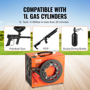 Charger l'image dans la visionneuse de galerie, Amocart PCP Air Compressor 4500PSI/30Mpa Portable PCP Pump Compressor Water-Free Air Rifle Paintball Scuba Tank Compressor
