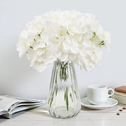 Bild in Galerie-Viewer laden, Amocart Artificial Flowers Real Looking White Silk Fake Hydrangea Bulk Faux Bridal Shower with Stem for DIY Wedding Bouquets
