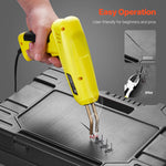 Amocart Plastic Welding Kit 220W Plastic Welder Gun w/ 800/1200 PCS Hot Staples Professional Hot Staple Welding Gun for Repair