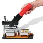 50mm Square Photo Magnet Maker Machine with 100 Sets Materials DIY Fridge Maker Magnet Press Kit for Crafting Home Use Business