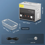 Bild in Galerie-Viewer laden, Amocart 2/3/6/10/15/30L Ultrasonic Cleaner with Heater Timer for Lab Tools Metal Parts Carburetor Brass Auto Parts Engine Parts
