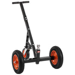 SucceBuy 1000/1200lbs Tongue Trailer Dolly Carbon Steel Boat Mover with 16.7in/18in - 22in Height Adjustable Moving Cargo RVs