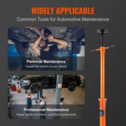 Charger l'image dans la visionneuse de galerie, Amocart Underhoist Stand 3/4 Ton Capacity Pole Jack, Lifting from 43.3" to 70.9" Triangular Base Two Wheels Automotive Support
