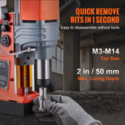 Charger l'image dans la visionneuse de galerie, Amocart 1300W 1400W 2" Electric Drilling Machine Magnetic Drill Press Boring Diameter Power Drill 810 PRM Drill
