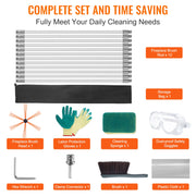 Load image into Gallery viewer, Amocart 23/26/30/33/39ft Chimney Sweep Kit w/ Reinforced Nylon Flexible Rods Ergonomic Chimney Cleaning Brush 360-Degree Brush
