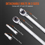 Bild in Galerie-Viewer laden, Amocart 1/2" 1/4" 3/8" Mechanical Torque Wrench Set Precision Pointer Hand Tools Torque Wrench Mechanical Car Repair Tool
