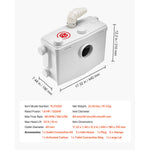 Amocart Macerator Pump 500W/700W/900W/1200W Waste Water Disposal Upflush Machine for Toilet, Basement, Shower, Laundry, Bathtub