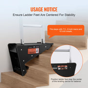 Bild in Galerie-Viewer laden, Amocart Ladder Levler  380lbs Load PP Ladder Leveling Tool Pitch Hopper Stair Ladder Stabilizer with Storage Easy to Use Stable
