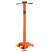 Charger l'image dans la visionneuse de galerie, Amocart Underhoist Stand 3/4 Ton Capacity Pole Jack, Lifting from 43.3" to 70.9" Triangular Base Two Wheels Automotive Support
