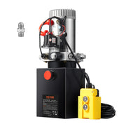 Bild in Galerie-Viewer laden, Amocart Hydraulic Pump 4/10/20 Quart Hydraulic Power Unit Single Acting Dump Trailer Pump DC 12V Hydraulic Pump for Car Lifting
