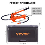 SucceBuy 4/10/12/20 Ton Power Hydraulic Cylinder Jack Autobody Frame Repair Tool Kit Automotive Truck Lifting  Heavy Equipment